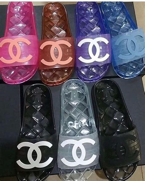 chanel flip flops jelly|chanel jelly slides sale.